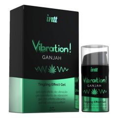   Intt Vibration! Rakstveida vibrators ar kaņepju eļļu un Amazonas augu ekstraktiem (15 ml)