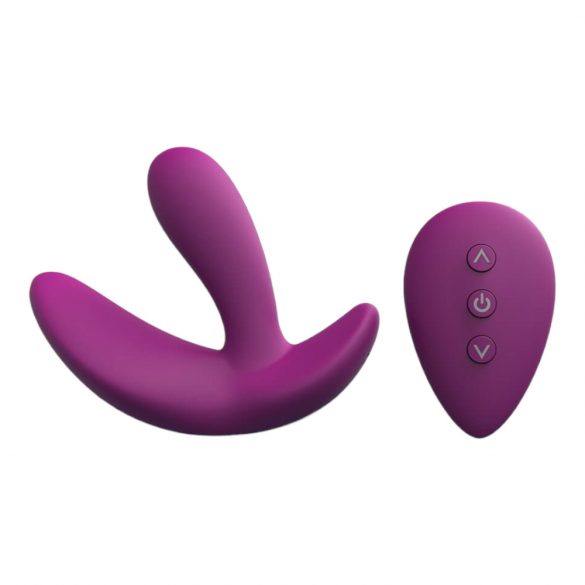Cotoxo Saddle - akumulatora, tālvadības prostatas vibrators (violets)