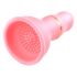 Sunfo - akumulatora, vibrējošais krūšu uzbudinātājs (rozā)