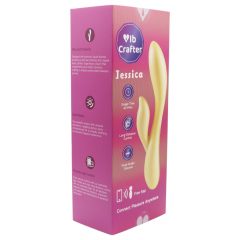   LP Jessica - viedais, ūdensdrošais klitora vibrators (metāla dzeltens)