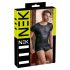 NEK - mati efektīvs, īsām piedurknēm vīriešu tops (melns) - XL