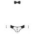 Svenjoyment - Vīriešu viesmīļa stringu kostīms komplekts (melnbalts)