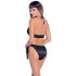 Cottelli - bikini stiilne rinnahoidja komplekt (must)
