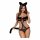Obsessive Gepardina - kaķēns kostīmu komplekts (melns)