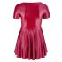 Cottelli Plus Size - A veida mini kleita (bordo) 