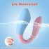 Mrow 03 - akumulatora ūdensizturīgs pāru vibratoru (zils-rozā)