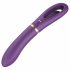 Funny Me Dual - akumulators, 2in1 mēles vibrators (violets) 