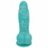 OgazR Jūras Čūska - pieguļoša rieva dildo - 17 cm (zili-balts) 