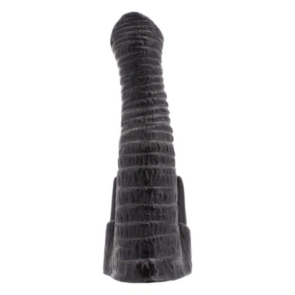 AnimHole Djumbo - ziloņa snuķis dildo - 18cm (melns) 