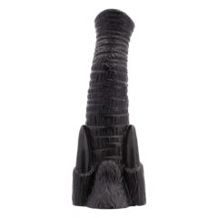AnimHole Džambo - zilonis snuķa dildo - 18cm (melns)