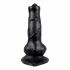 Animalorny - suņu dzimumlocekļa dildo - 12 cm (melns) 