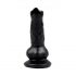 Animalorny - suņu dzimumlocekļa dildo - 12 cm (melns) 