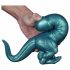 Toppedmonster - dinozauru silikona dildo - 26 cm (tumšzaļš) 