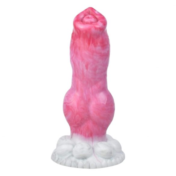 Animalorny Buldogs - suņa dzimumlocekļa dildo - 17 cm (rozā) 