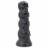 Toppedmonster - galvaskausa dildo - 22 cm (melns) 