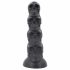 Toppedmonster - galvaskausa dildo - 22 cm (melns) 