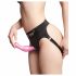 Strap-on-me Curvy S - viļņveida, pamatnes dildo (rozā) 