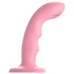   Strap-on-me M - ūdensizturīgs, pulsējošs G-punkta vibrators (rozā)