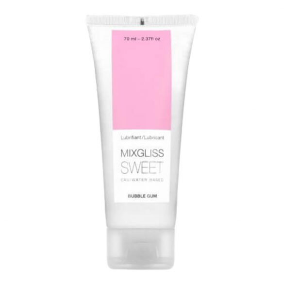 Mixgliss Sweet Bubble Gum ūdens bāzes lubrikants - košļājamā gumija (70ml) 