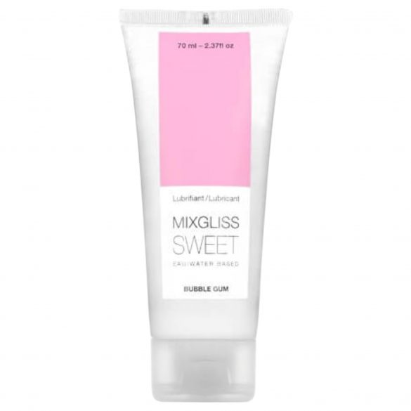 Mixgliss Sweet Bubble Gum ūdens bāzes lubrikants - košļājamā gumija (70ml) 