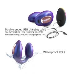   Wonderlover - kliķe stimulators ar G-punkta vibrāciju (metāliski violets)