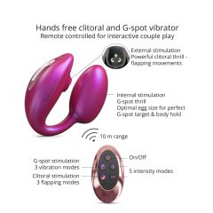   Wonderlover - klitoru stimulējošs G-punkta vibrators (metāliski sārts)