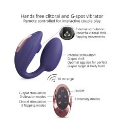   Love to Love Wonderlover - klitoru stimulatora G-punkta vibrators (violeta)