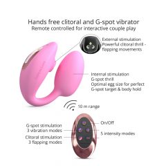   Love to Love Wonderlover - klitora un G-punkta vibrators (rozā)