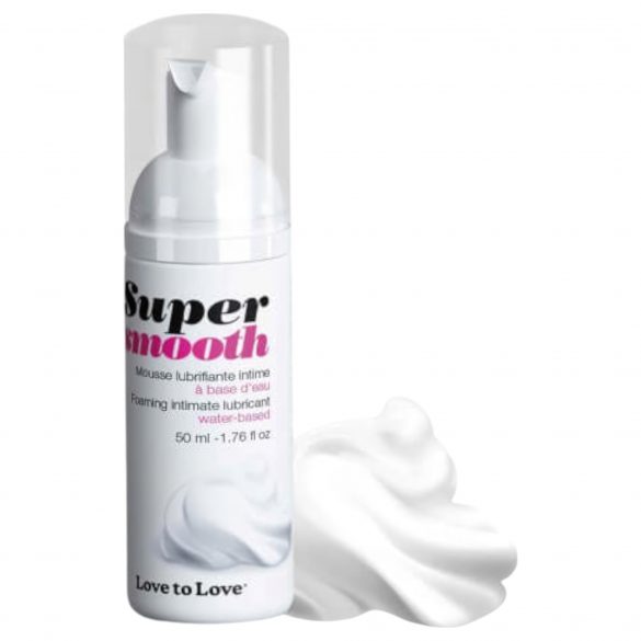 Love to Love Super Smooth - ūdens bāzes lubrikanta putas (50 ml) 