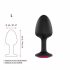 Dorcel Geisha Plug Ruby L - rozā dārgakmens anālais dildo (melns) 