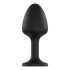 Dorcel Geisha Plug Diamond XL - anal plug ar briljantu (melns) 