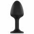 Dorcel Geisha Plug Diamond XL - anal plug ar briljantu (melns) 