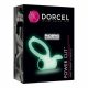 Dorcel - fosforescējošs vibrējošs dzimumlocekļa gredzens (balts) 