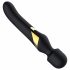 Dorcel Dual Orgasms Gold - akumulators, 2in1 masāžas vibrators (melns) 