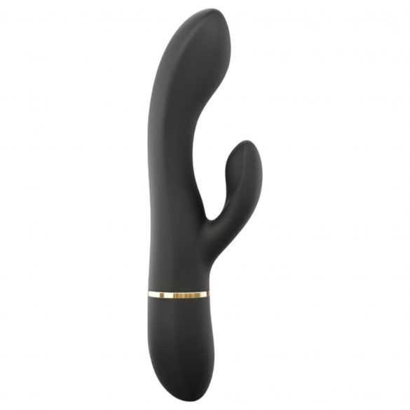 Dorcel Glam Rabbit - akumulators, klitora stieņa vibrators (melns) 