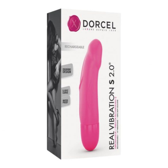 Dorcel Real Vibration S 2.0 - uzlādējams vibrators (rozā) 