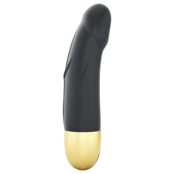 Dorcel Real Vibration S 2.0 - uzlādējams vibrators (melns-zelts) 