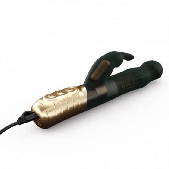 Dorcel Baby Rabbit 2.0 - akumulatora, klitora stimulātora vibrators (melns-zelts)