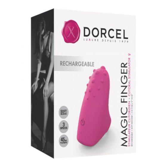 Dorcel Magic Finger - akumulatoru, pirkstu vibrators (rozā)