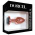 Dorcel Diamond Plug S - alumīnija anālais dildo - mazs (rozā zelts) 