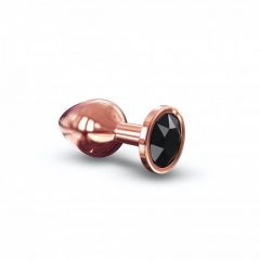   Dorcel Diamond Plug M - alumīnija anālās dildo vidēja izmēra (rozā zelta)