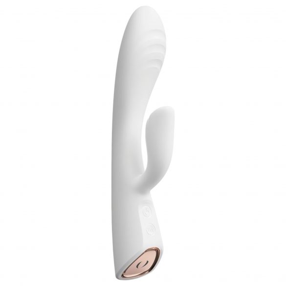 Dorcel Flexi Rabbit - sildošs klitora stimulators ar vibrāciju (balts)