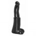 AnimHole Bulls - buļļa dzimumlocekļa dildo - 25 cm (melns) 