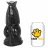 AnimHole Vilks - vilka Fallusa Dildo - 21cm (melns) 