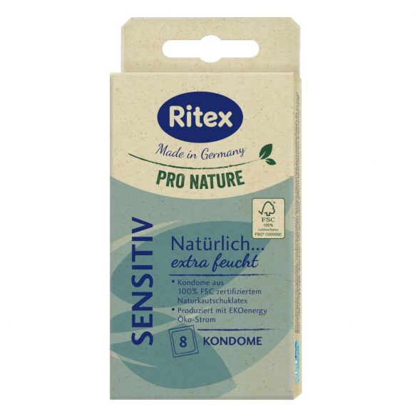 RITEX Pro Nature Sensitive - prezervatīvi (8gab)