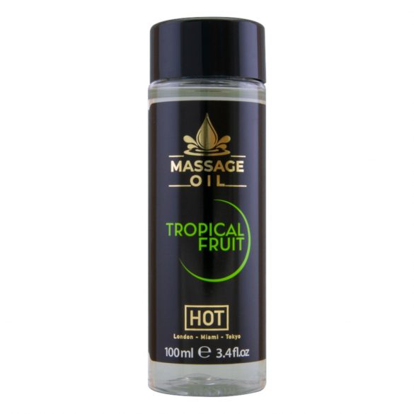 HOT ādas kopšanas masāžas eļļa - tropu augļi (100 ml) 