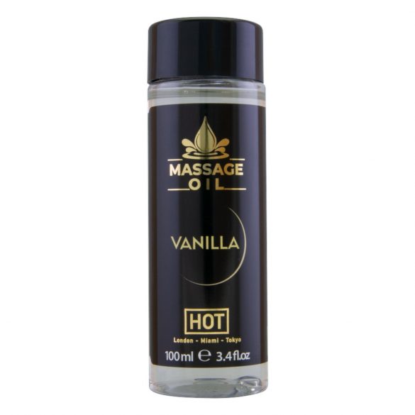 HOT ādas kopšanas masāžas eļļa - vaniļa (100 ml) 