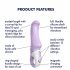 Satisfyer Charming Smile - ūdensizturīgs, uzlādējams G-punkta vibrators (violets) 