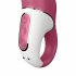 Satisfyer Petting Hippo - akumulatora, ūdensnecaurlaidīgs vibrators (magenta) 