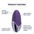 Satisfyer Purple Pleasure - akumulatora klitora vibrators (lila) 